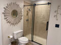 tiled glass door shower