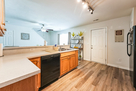 Kitchen area .