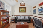 Detached private office includes a sitting ar