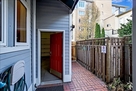 Back patio, entry to Garage
