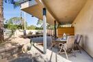 Spacious and private outside patio and backya