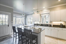 Island seating in kitchen for 3.