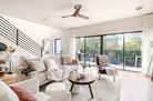 Living area with open-floor concept