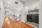 Second level washer and dryer