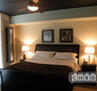 Large Designer KING size bed w/ decorative co