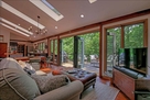 Lots of light and outdoor views.