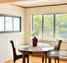 Sunny large dining area