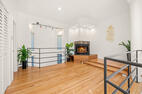 Upper-floor landing beside the open staircase