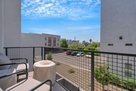 Balcony downtown view