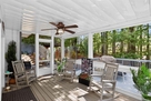 Screened porch gives relaxation & privacy on 