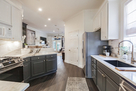 Gas stove & Stainless appliances.