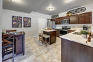 Kitchen with quartz countertops