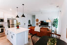 Flow from kitchen to living space with ease.