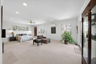 Sitting area in master bedroom