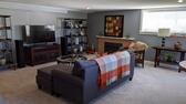 Den w/theater and gaming consule