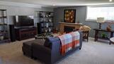 Den w/theater and gaming consule