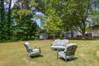 Fenced in private backyard
