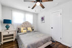 Queen size bed in Bedroom 2