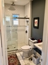 1st floor bathroom, marble heated floors, 2 s