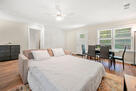 The living area features a queen-size sleeper