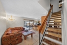 Open staircase to 2nd floor