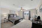 Master Suite California King-sized bed
