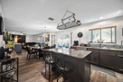 Open kitchen with view of living room great f