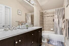 Master bath with tub