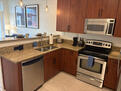 Stainless appliances and granite countertops