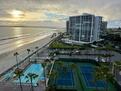 View from Condo- tennis courts, pools & beach