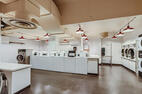 Two clean and convenient accessible laundry r