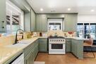 Brand new kitchen makeover with new 6-gas bur