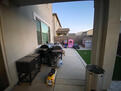 view of backyard grill area
