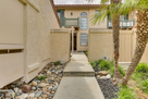 Outside gate entry walk way