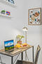 Upstairs desk workspace