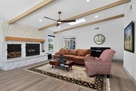 Gas fireplace for those cold winter nights