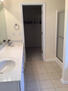 Dual sinks & large walk in closet