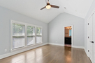 bedroom #2 with open windows