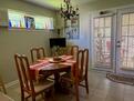 Dining Area with French Doors to Porch
