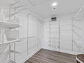 Large master walk in closet