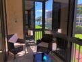 Side view of the water from balcony