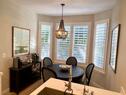 Breakfast nook and coffee bar.