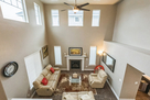 High-Ceiling Living Room