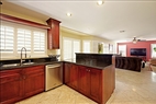 Plenty of space to work on the granite counte