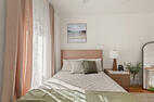 Queen bedroom with bedside tables