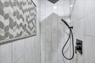 Walk in rain shower!