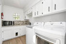 Laundry room with washer and dryer