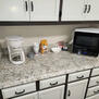 Extra prep area in kitchen