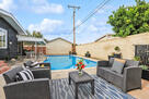 pool and lounge area