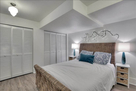 Queen bed with nightstands